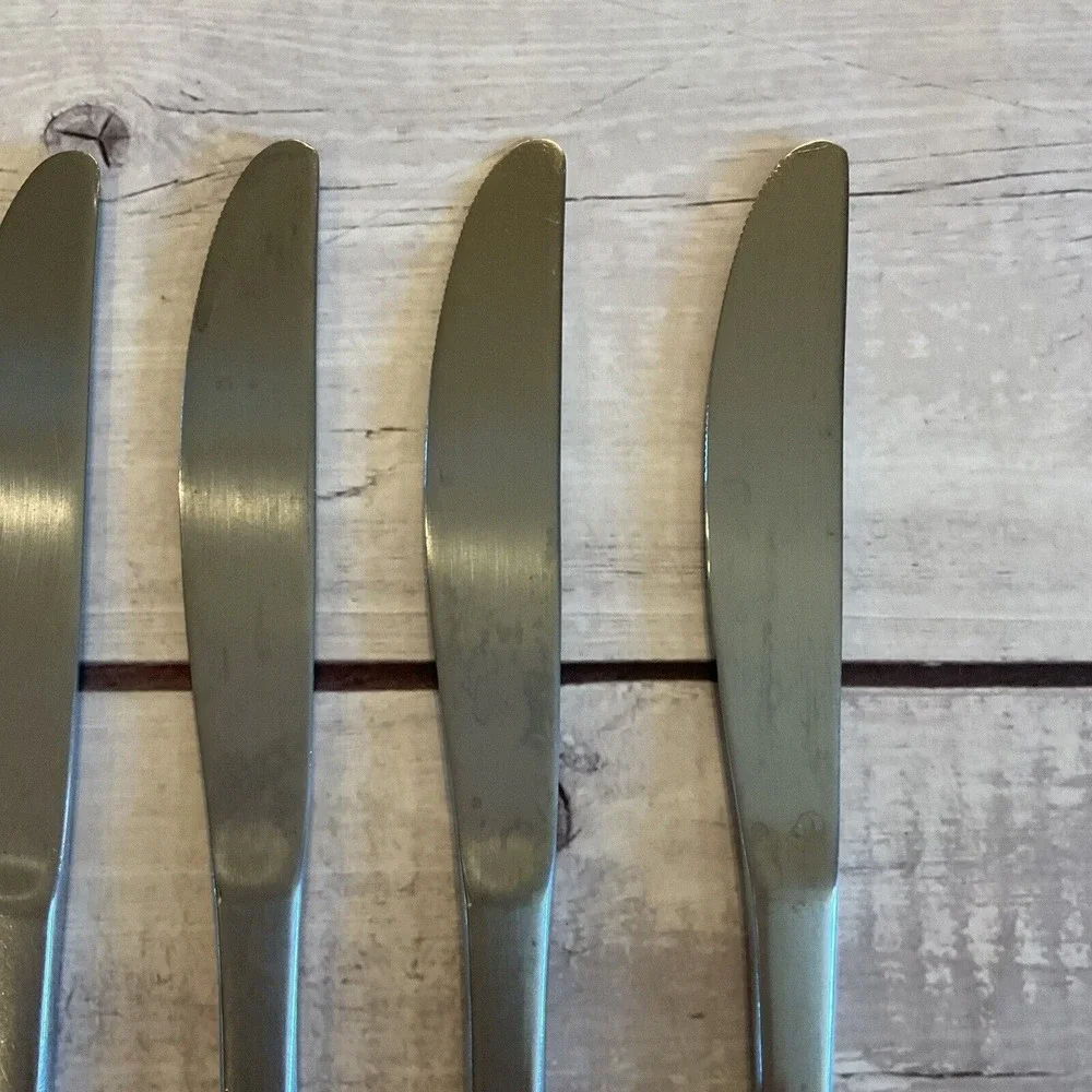 Stanley Roberts SRB91 Stainless Steel Flatware Dinner Knives Set Of 6 Korea